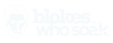 White Blokes Who Soak logo with a clear background